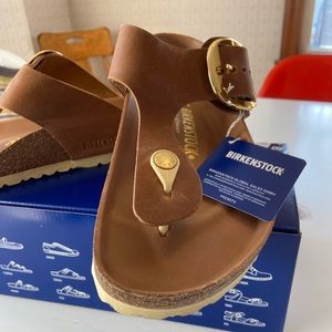 Birkenstock Gizeh Big Buckle Cognac
